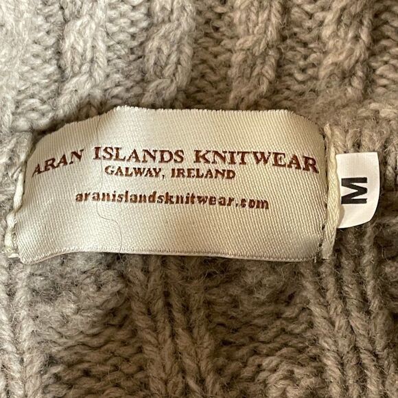 Aran Islands Knitware Wool Sweater Medium - Picture 7 of 8